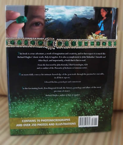 Emeralds book back cover image
